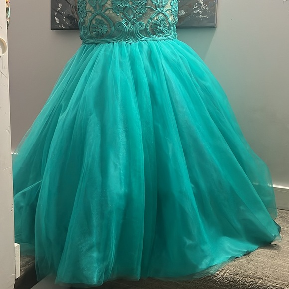 TONY BOWLS FORMAL GOWN - Picture 4 of 11